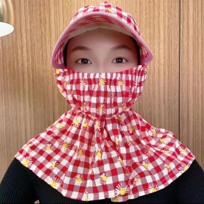 Lélegző nyakvédős napellenzős sapka