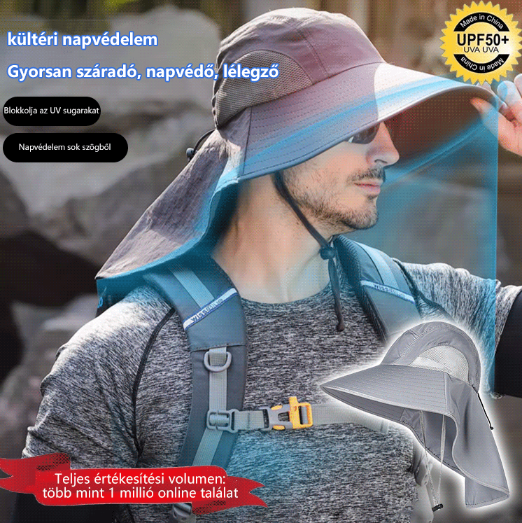  Napvédő kalap férfiaknak szabadtéri tevékenységekhez 