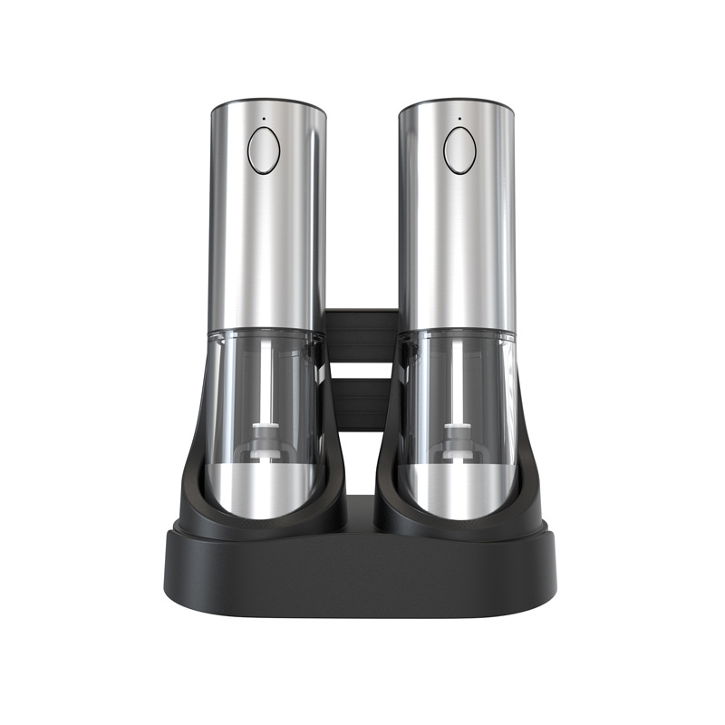 Grillpar G4 – Cordless Electric Spice Grinder Set for Salt, Pepper and Herbs