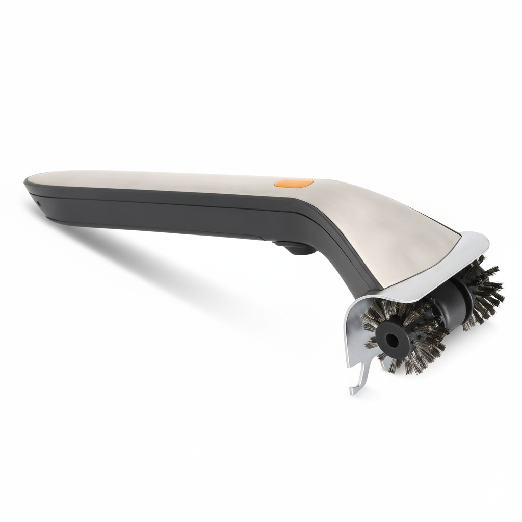 Grillpar CB21 – Cordless Electric Grill Brush for Ceramic, Cast Iron and Stainless Steel