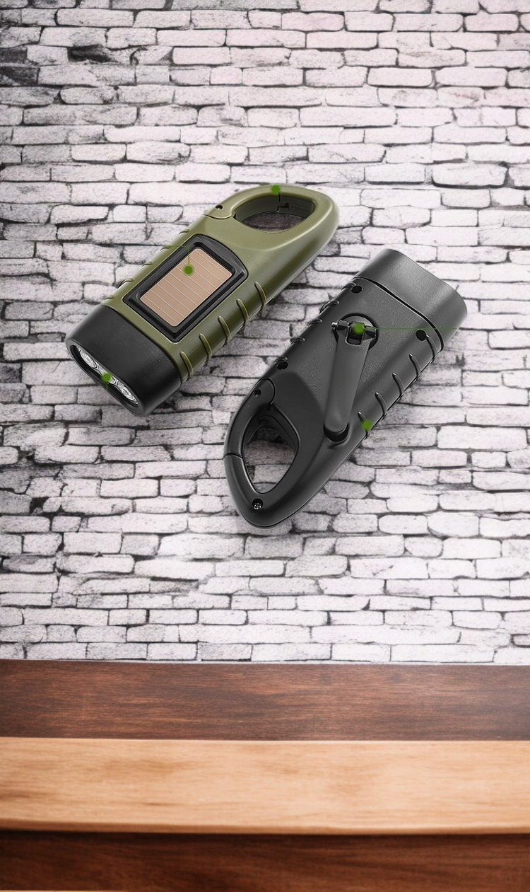 ไฟฉายพลังงานแสงอาทิตย์ ผลิตไฟฟ้าโดยมือแกว่ง