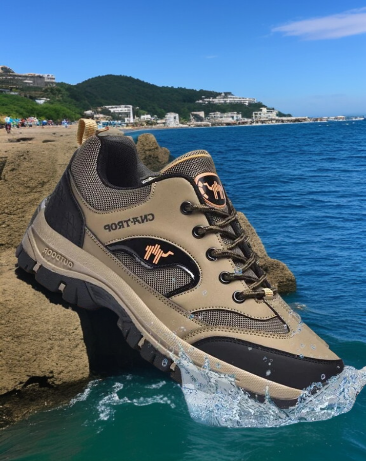 รองเท้าเดินป่ากลางแจ้งกันลื่น กันน้ำและทนทาน