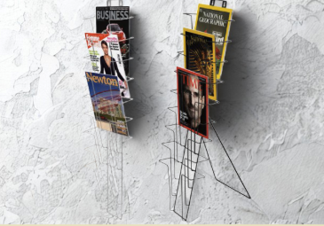 NCY-MMR001 9層金屬網狀雜誌架 (掛牆 / 坐地)