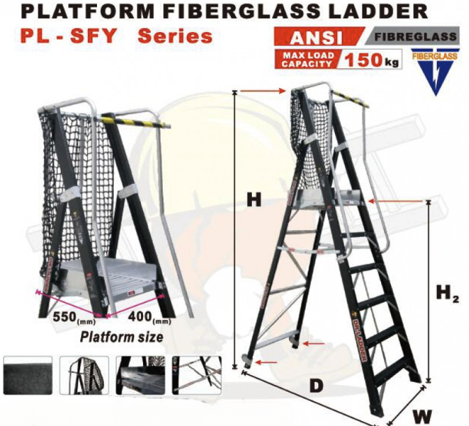 DR.LADDER  圍欄纖維平台梯