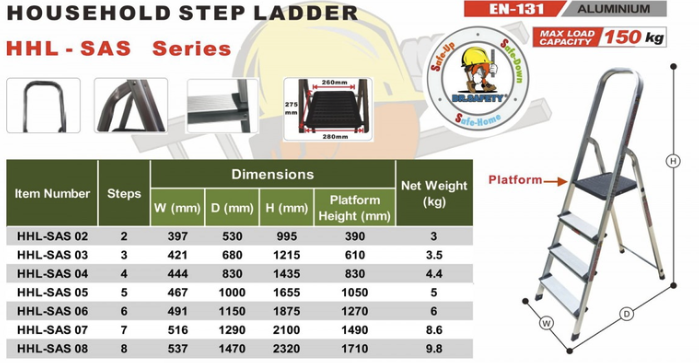 DR.LADDER  輕便扶手鋁梯