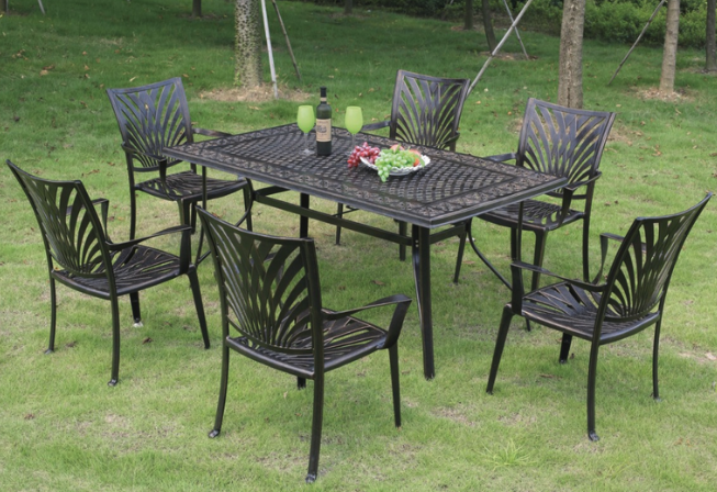 HD-K1626B 戶外鑄鋁桌椅套裝