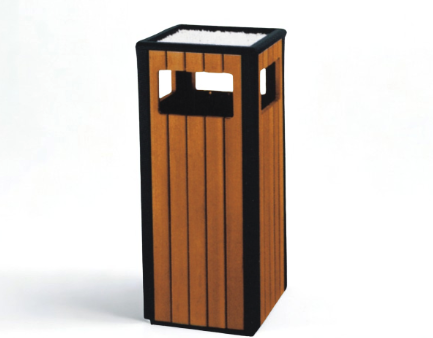 HD-Q2203 木製方形戶外垃圾桶