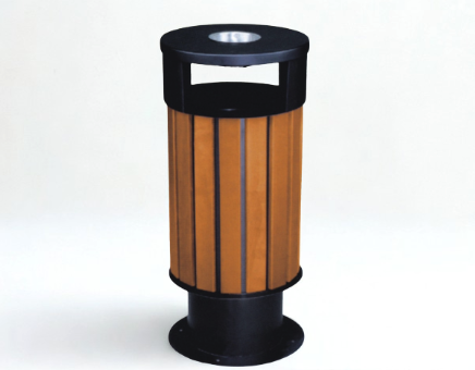HD-Q2202 木製圓形戶外垃圾桶