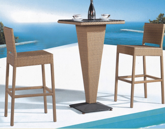 HD-B389 仿藤桌椅套裝