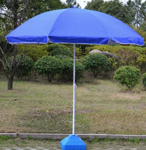 122B250A  防風鐵骨銀膠底太陽傘