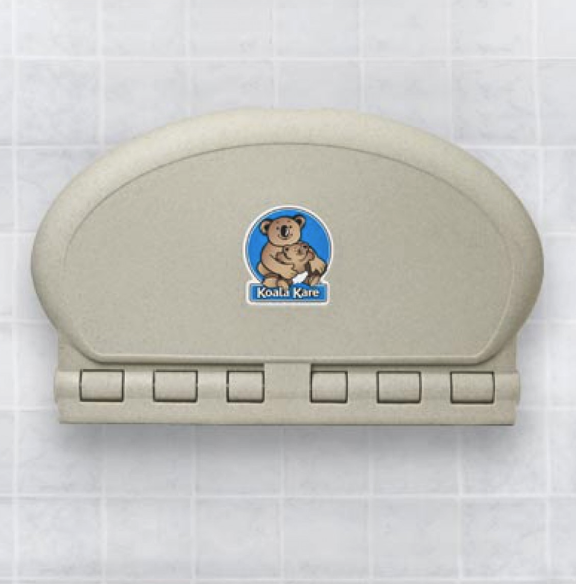 KB208-00 橢圓形掛牆式嬰兒換片架