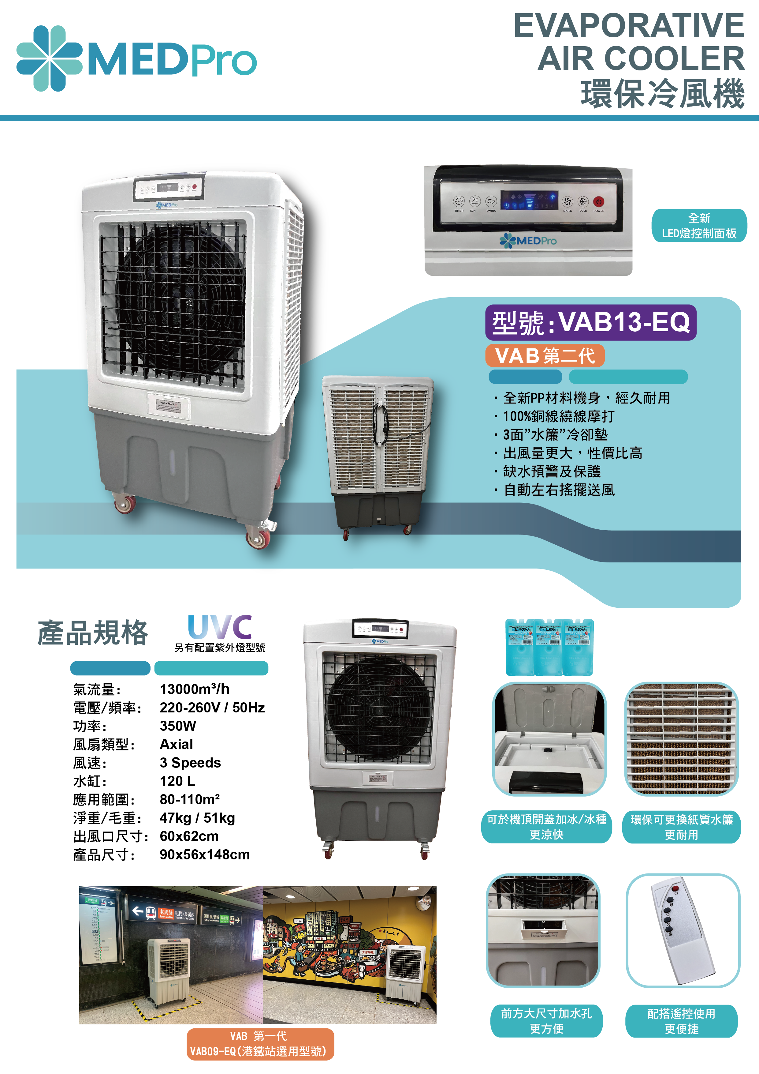 VAB-13-EQ 大風量冷風機