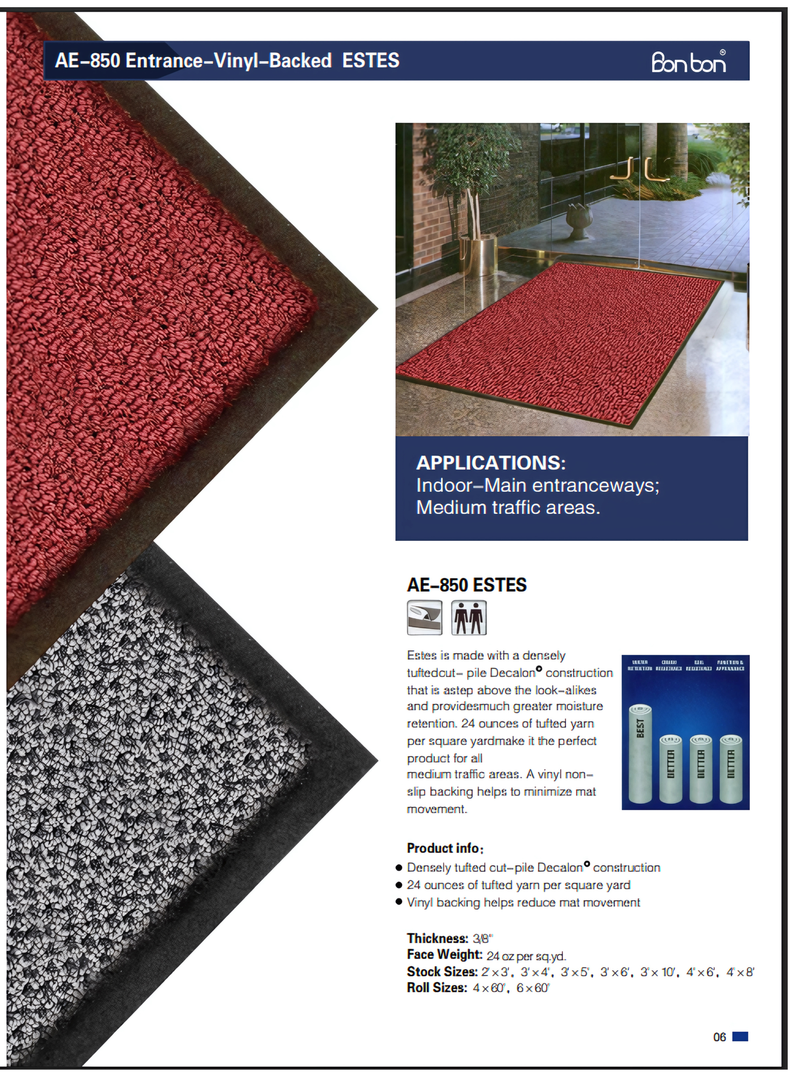 Bonbon AE-850 強力吸水地墊