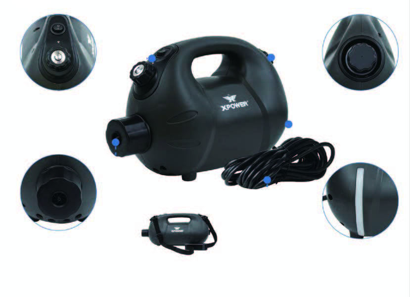 XPOWER F-8B 手提消毒防疫噴霧機 (無線)