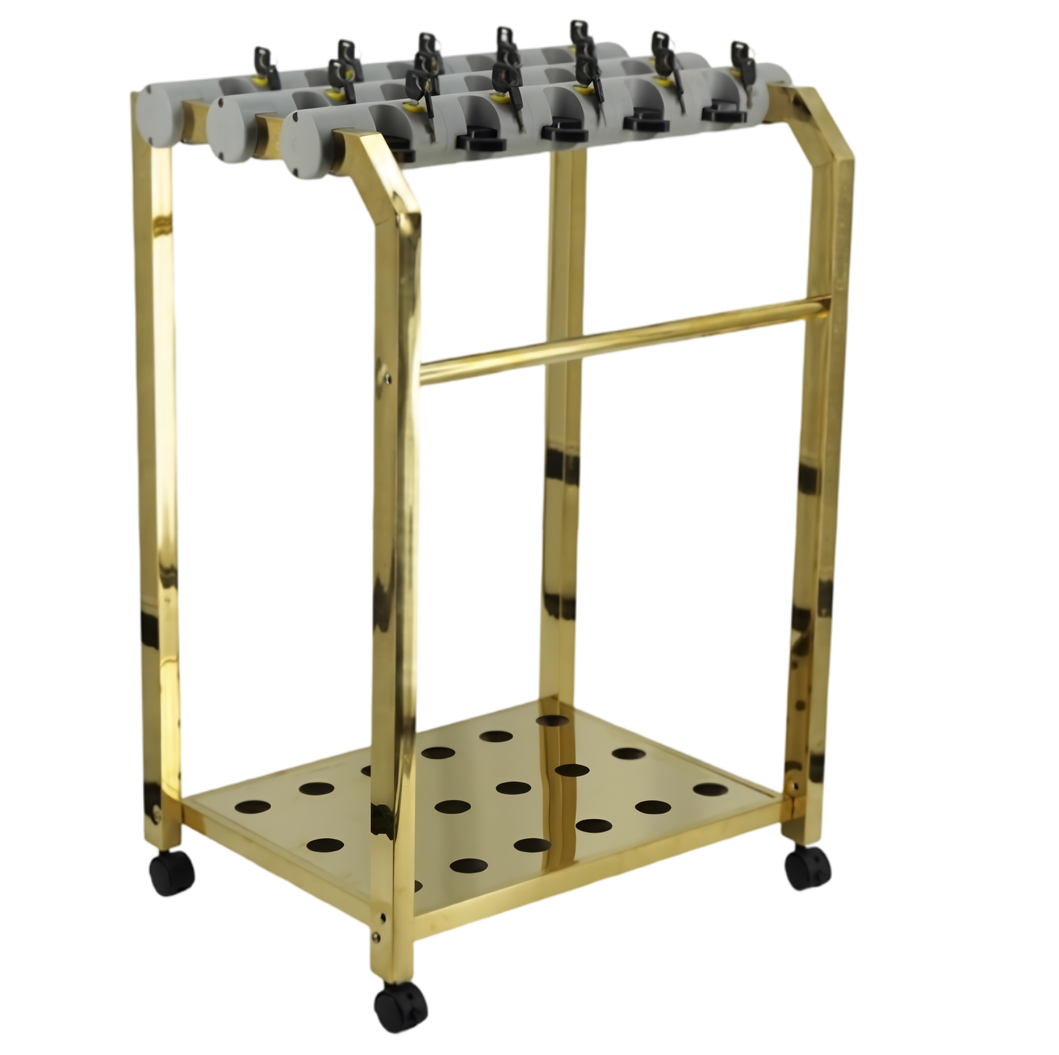 J - 8A 帶鎖豪華型18格雨傘架