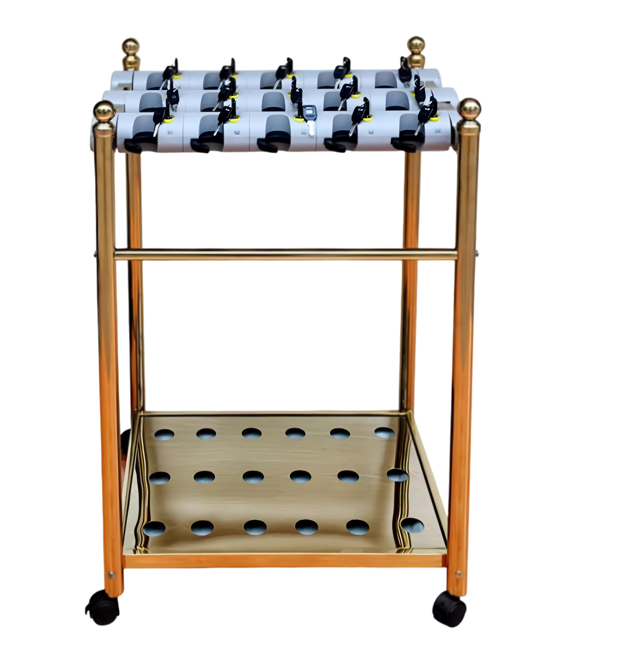 J - 8 帶鎖豪華型18格雨傘架