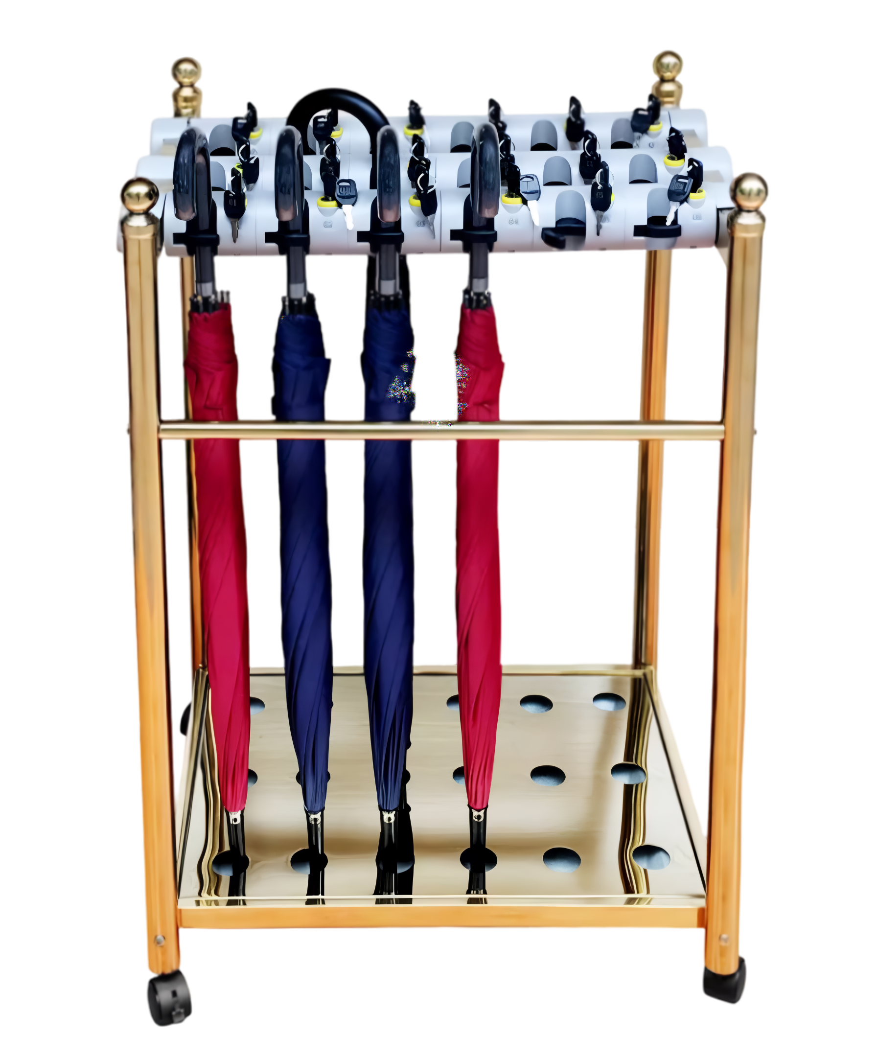 J - 8 帶鎖豪華型18格雨傘架