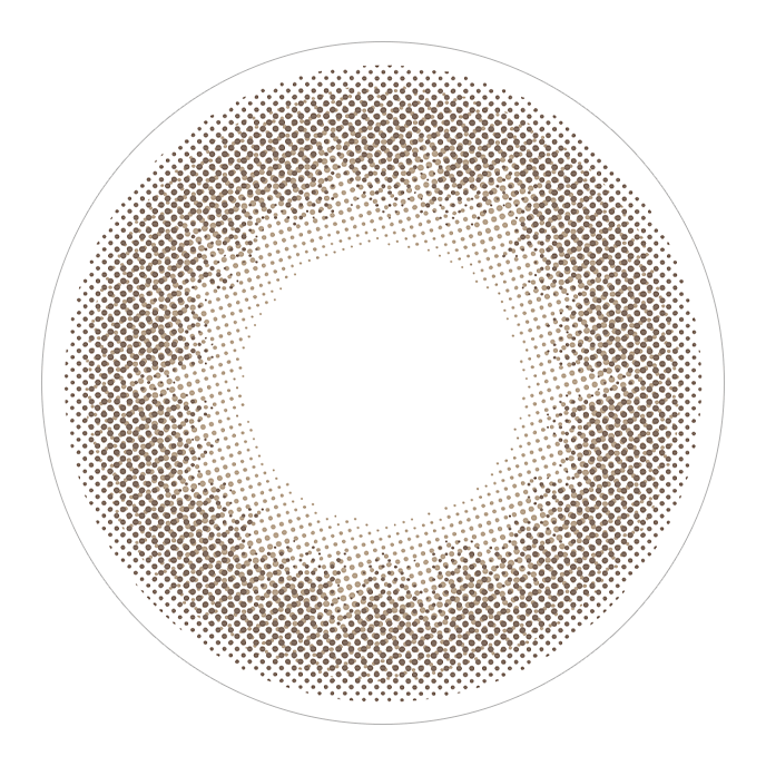 パフミーマンスリー ダークココアブラウン 2枚入り