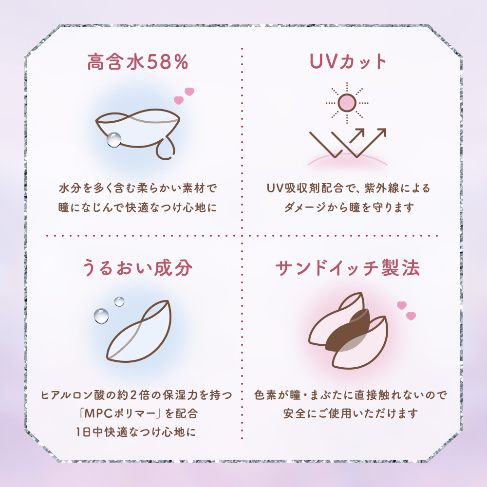 ルートレンズ ワンデー カレッジブラック 10枚入り