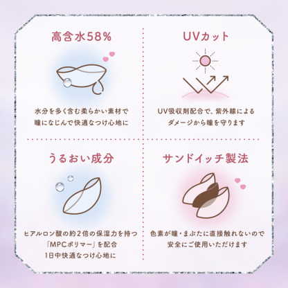 ルートレンズ ワンデー カレッジブラック 10枚入り