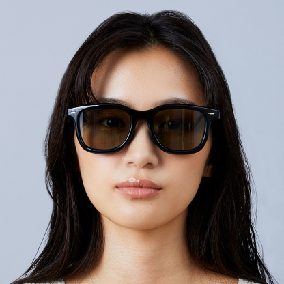 メガネ DIMMABLE SUNGLASSES BLACK (0005-001-54N)