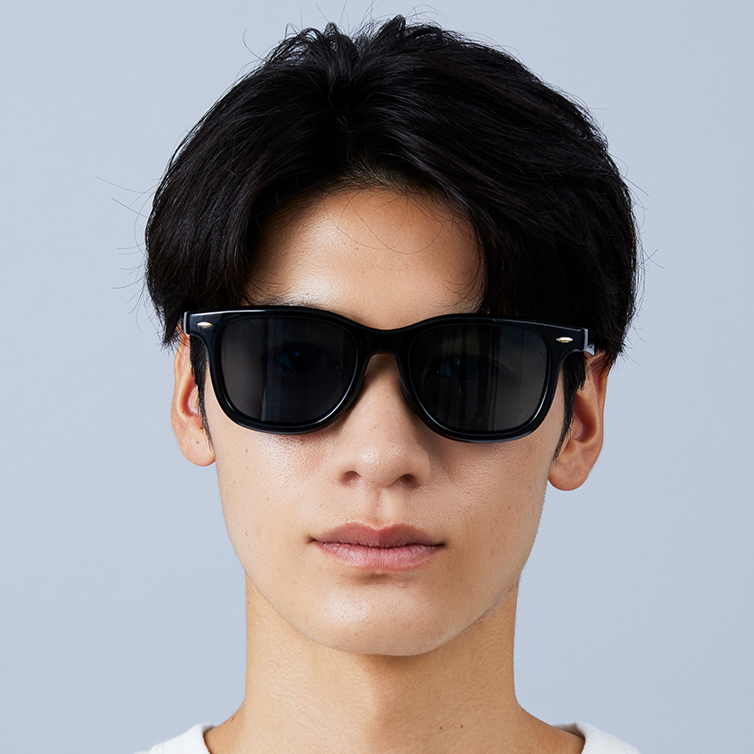 メガネ DIMMABLE SUNGLASSES BLACK (0005-001-54N)