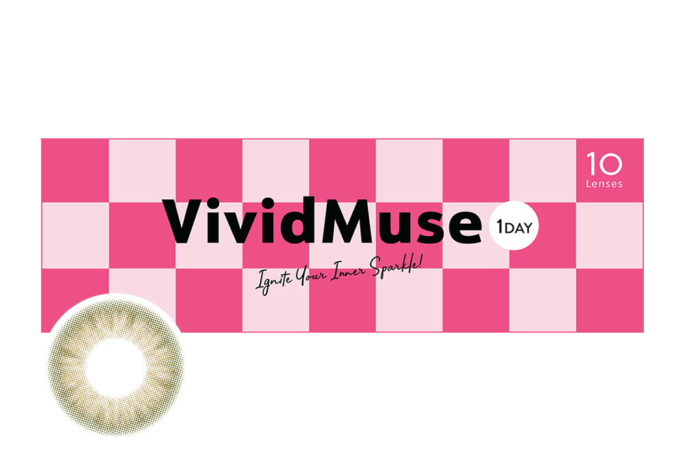 WAVEワンデー リング リミテッドコレクション モデル ヴィヴィットミューズ セピアヘーゼル 10枚入り