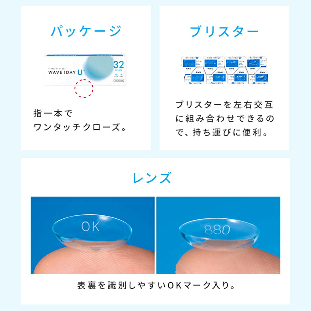 WAVEワンデー ユー プラス 32枚入り