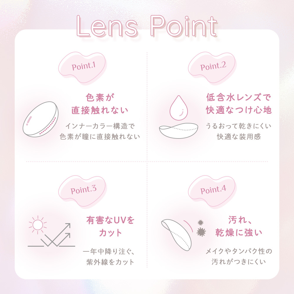 WAVEワンデー UV リング plus ヘーゼルベール 10枚入り