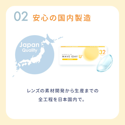WAVEワンデー ユー プラス 遠近両用 32枚入り