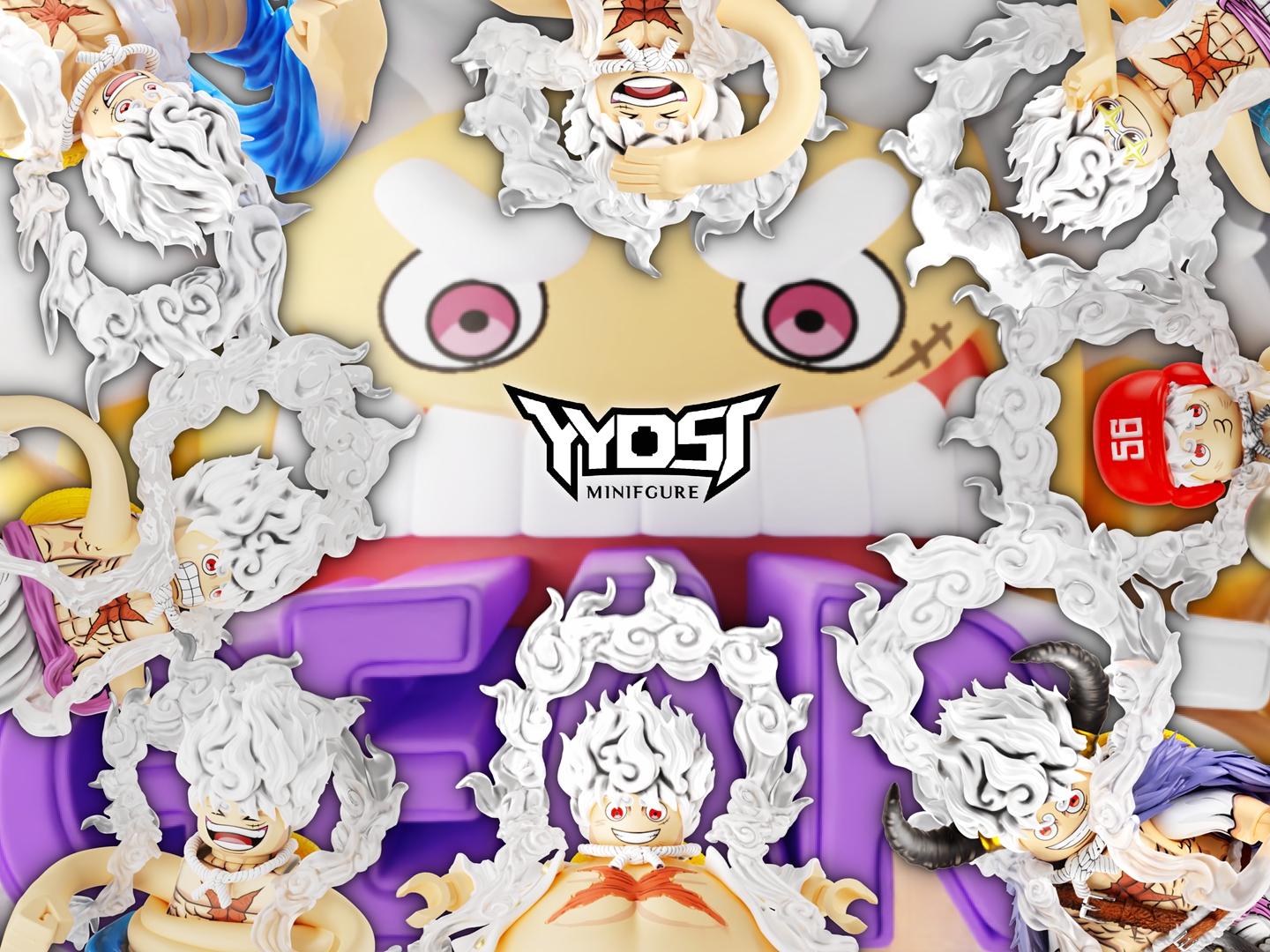 【Preorder】【THB-YYDSJ】Luffy - Nika  (Pipe Spring Ver.)尼卡魯夫 니카 루피【One Piece custom minifigures】