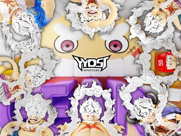【Preorder】【THB-YYDSJ】Luffy - Nika  (Pipe Spring Ver.)尼卡魯夫 니카 루피【One Piece custom minifigures】