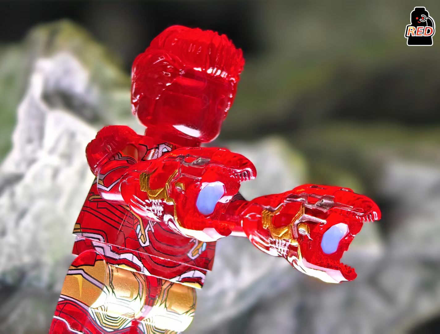 【Red】Iron Man [MK50] (Main Body)  鋼鐵人 아이언맨【Custom Minifigures】