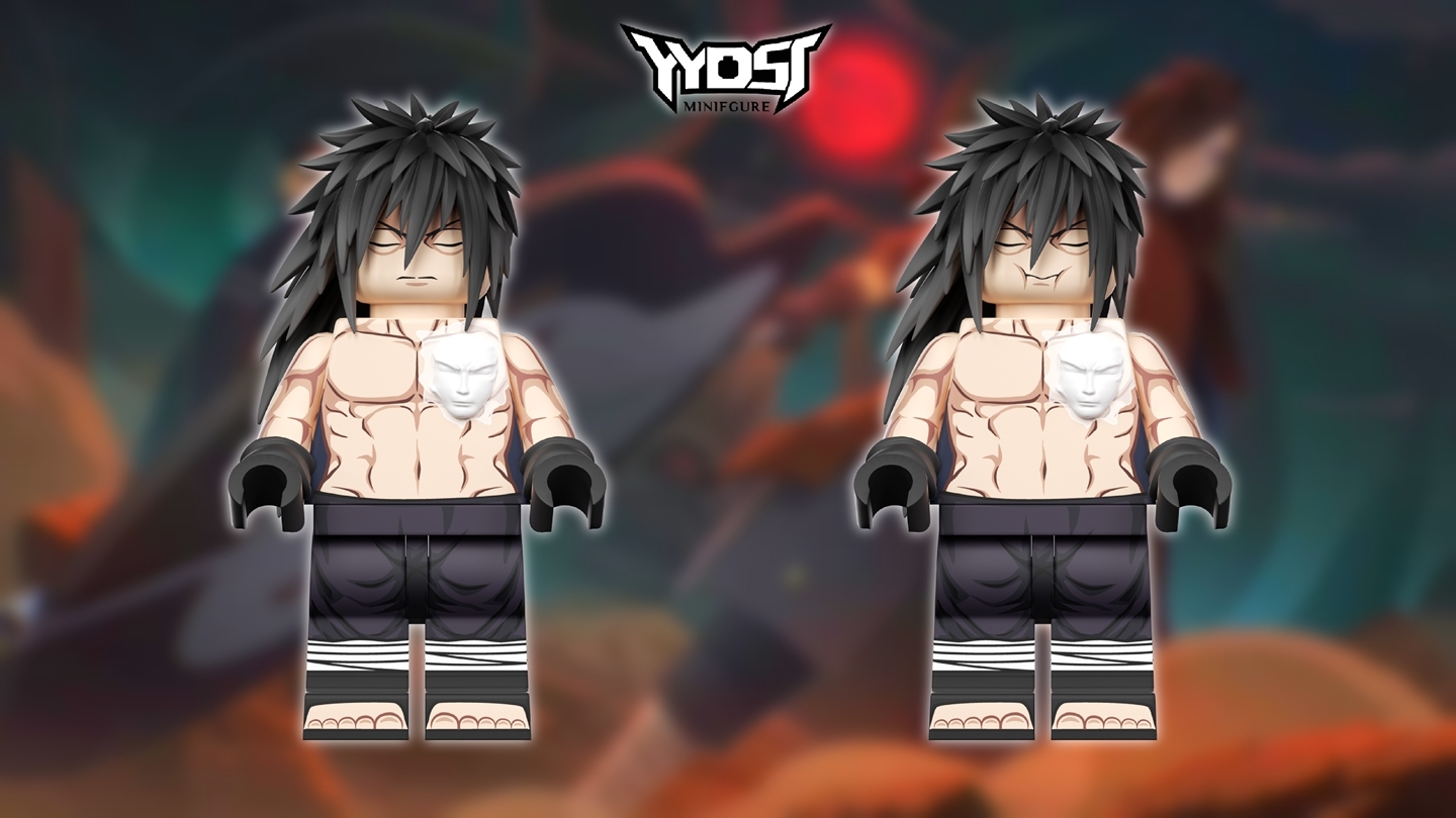 【Preorder】【Red】Rinne Tensei Madara v2 輪回天生斑 린네 텐세이 마다라【naruto custom minifigures】