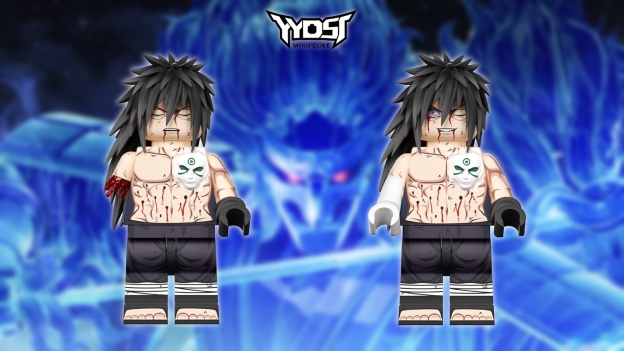 【Preorder】【Red】Rinne Tensei Madara v2 輪回天生斑 린네 텐세이 마다라【naruto custom minifigures】