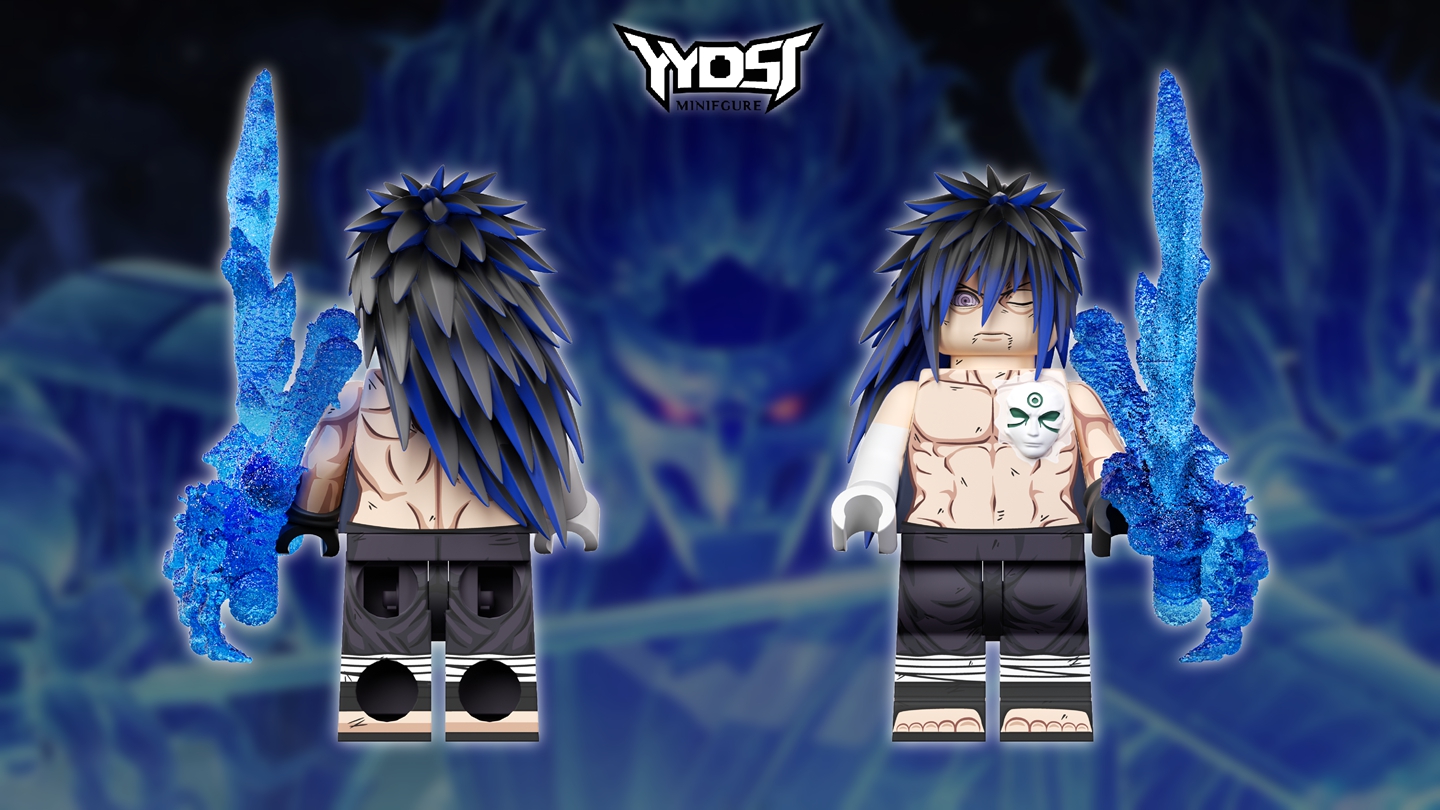 【Preorder】【Red】Rinne Tensei Madara v2 輪回天生斑 린네 텐세이 마다라【naruto custom minifigures】