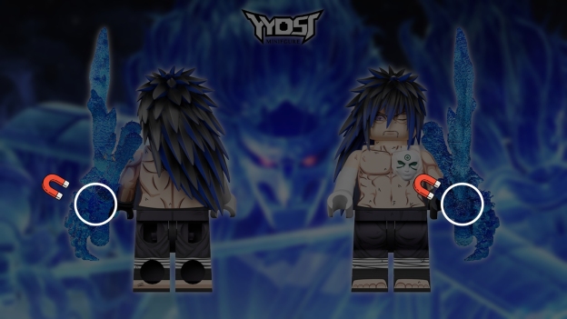 【Preorder】【Red】Rinne Tensei Madara v2 輪回天生斑 린네 텐세이 마다라【naruto custom minifigures】