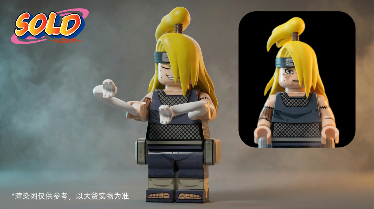 【Preorder】【Sold】Deidara 迪達拉 한국어【custom minifigs naruto】-Naruto tom_minifigs