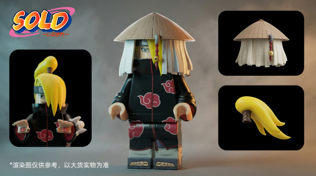 【Preorder】【Sold】Deidara 迪達拉 한국어【custom minifigs naruto】-Naruto tom_minifigs