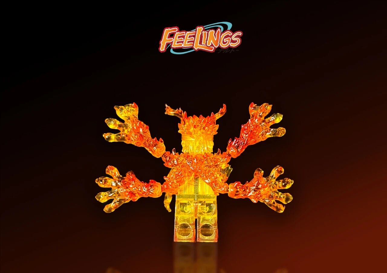 【Feelings】Transparent Golden Naruto 鳴人 나루토【naruto custom minifigures】
