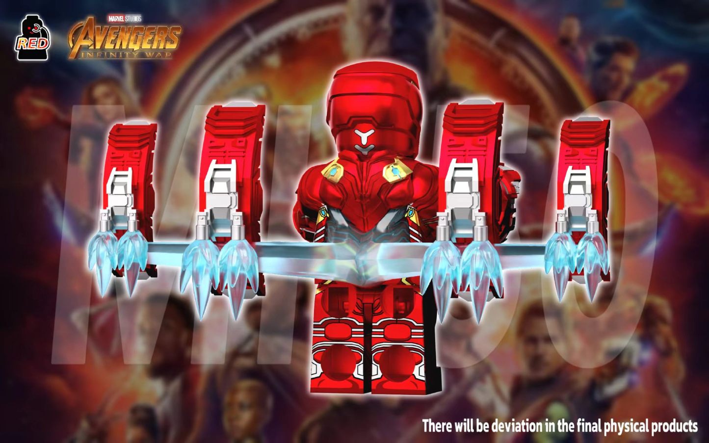 【Preorder】【Red】Iron Man [MK50] (Main Body)  鋼鐵人 아이언맨