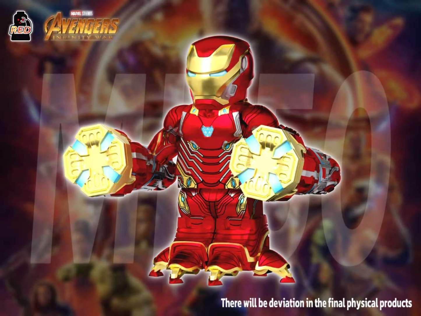 【Preorder】【Red】Iron Man [MK50] (Main Body)  鋼鐵人 아이언맨