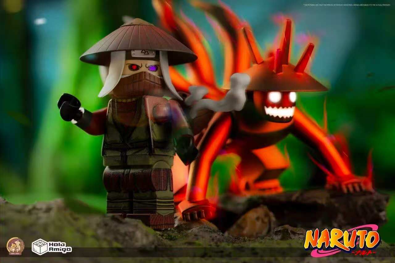 【Cheese】Five-Tails Han + Tailed Beast Mode (Two Minifigures) 五尾漢 + 尾獸化（雙人仔）오미의 한 + 미수화 (미니피규어 2개)