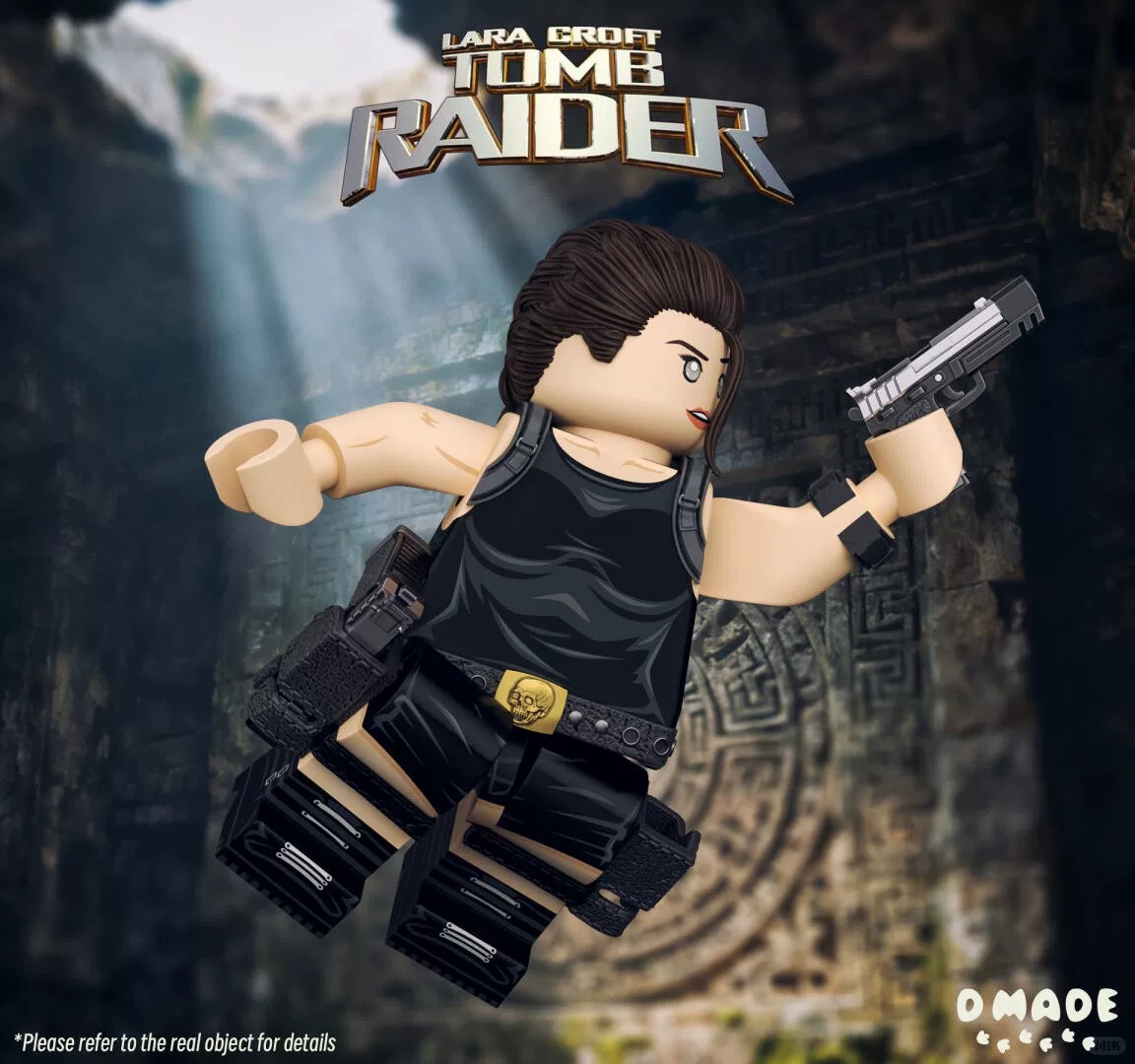 【Private】【D Made】Lara (Tomb Raider) 蘿拉（古墓奇兵） 라라 (툼 레이더)【Tomb Raider custom minifigures】