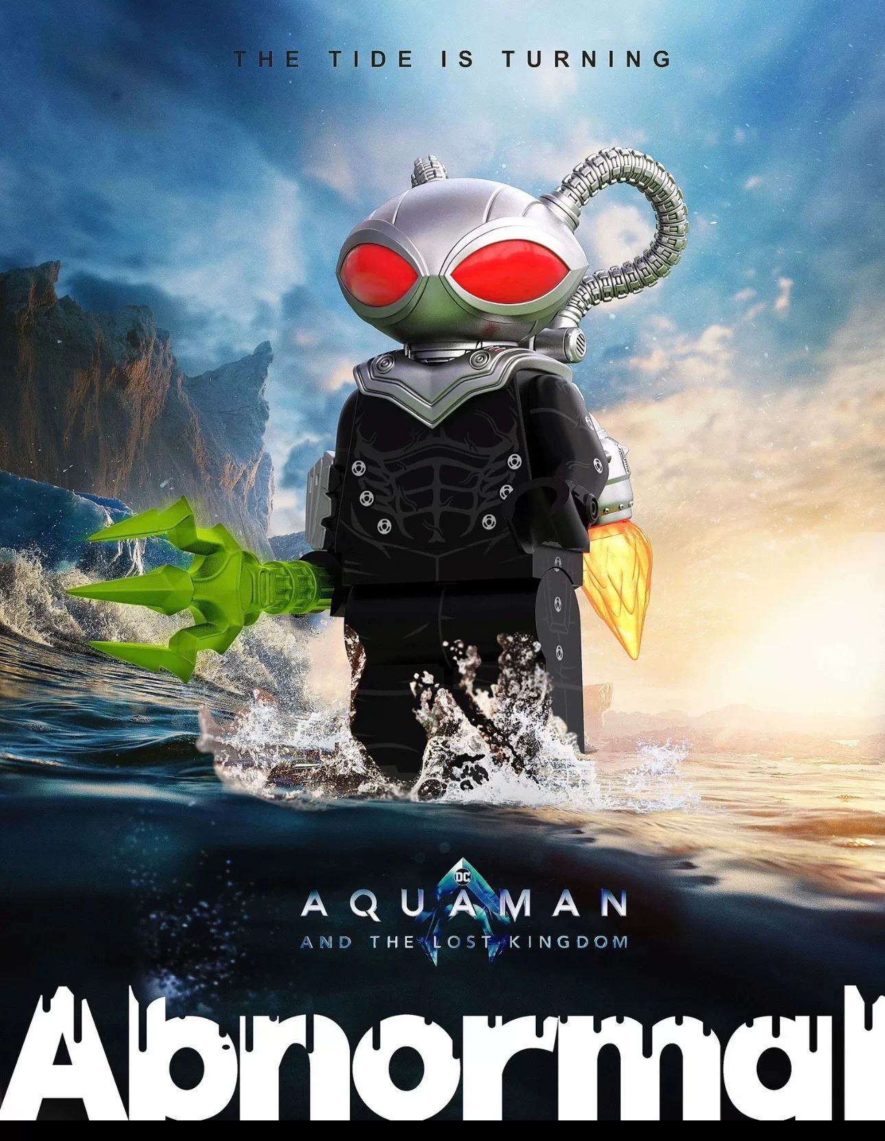 【Abnormal】Black Manta (Aquaman and the Lost Kingdom) 黑蝠魟（水行俠 2：失落王國） 블랙 만타 (아쿠아맨 2) 【DC custom minifigures】