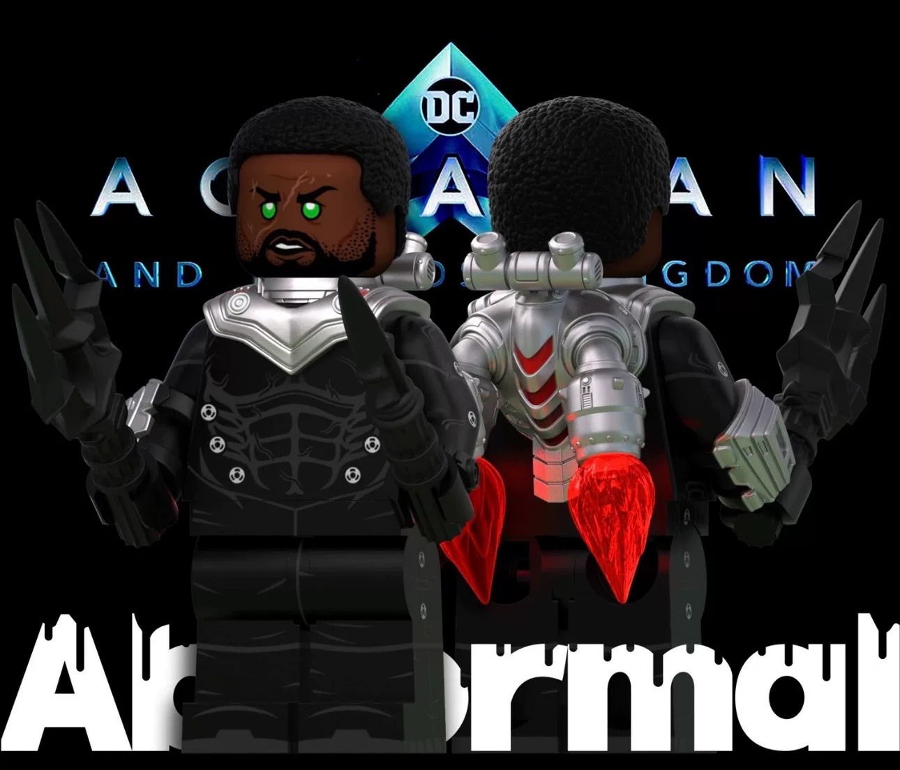 【Abnormal】Black Manta (Aquaman and the Lost Kingdom) 黑蝠魟（水行俠 2：失落王國） 블랙 만타 (아쿠아맨 2) 【DC custom minifigures】