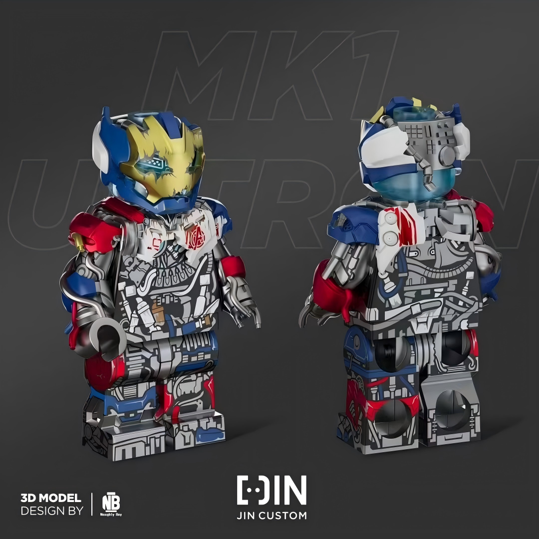【JIN】Ultron Mark I 奧創 MK1 울트론 마크 1【Custom Marvel Minifigures】