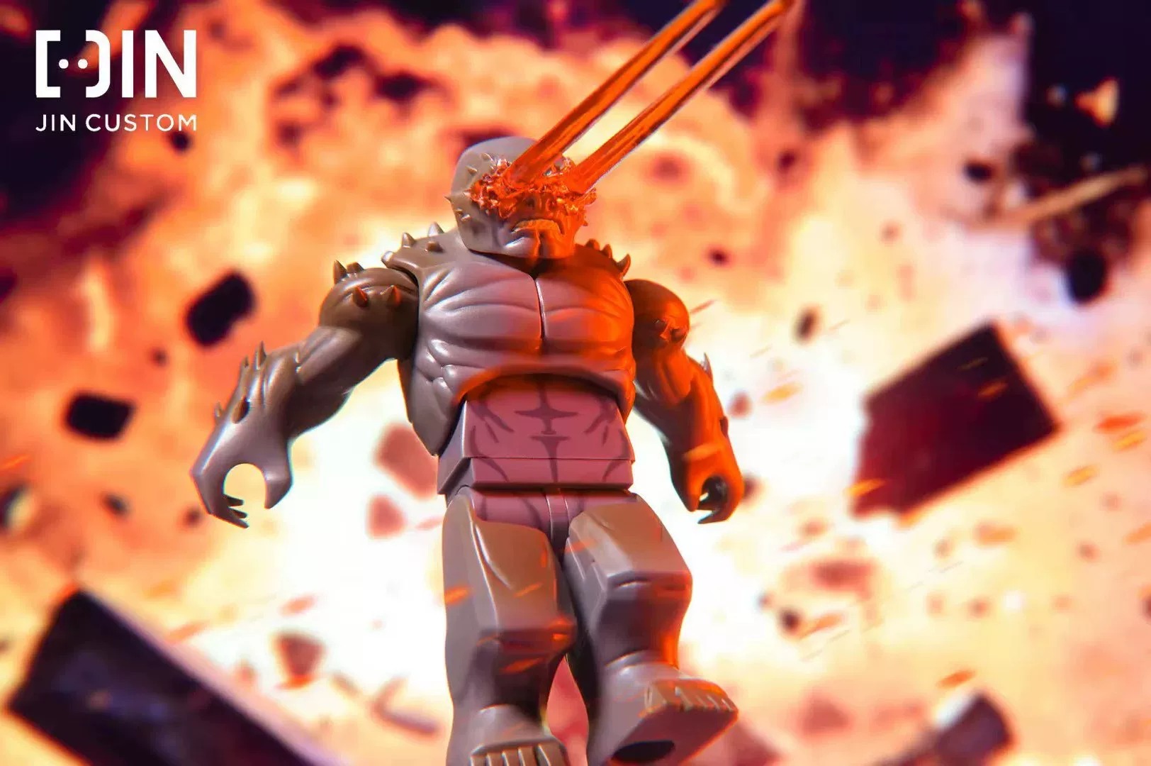 【JIN】Doomsday (BVS: Dawn of Justice Version) 毀滅日（BVS 正義黎明版本） 둠스데이 (BVS: 저스티스 돈 버전)【Custom DC Minifigures】