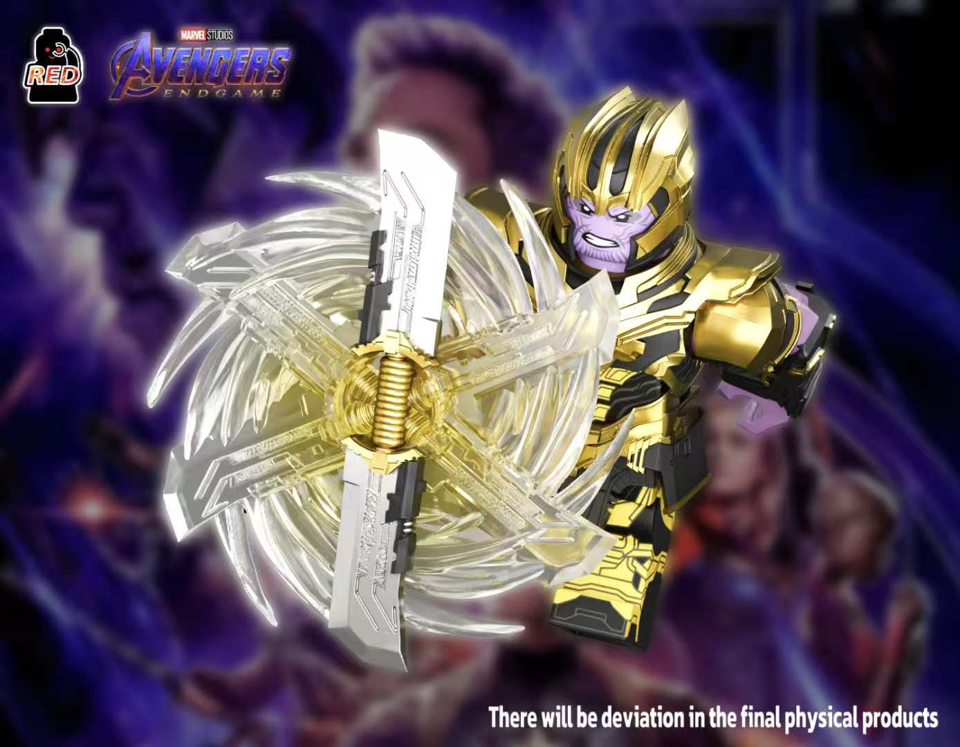 【Preorder】【Red】Thanos [Avengers 4] 滅霸【復仇者聯盟 4】 타노스 [어벤져스 4] 【custom Marvel minifigures】