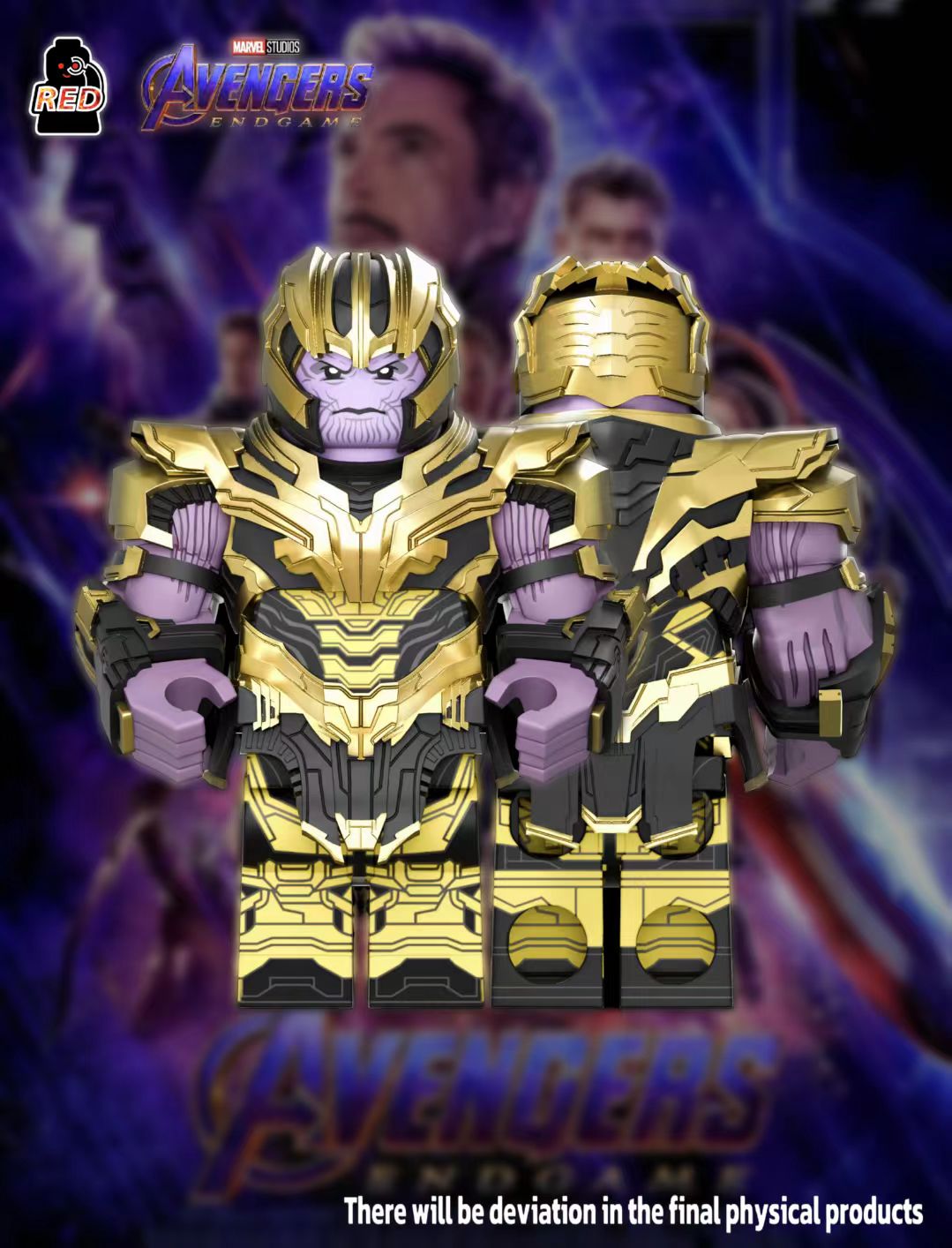 【Preorder】【Red】Thanos [Avengers 4] 滅霸【復仇者聯盟 4】 타노스 [어벤져스 4] 【custom Marvel minifigures】